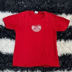 St Louis Skyline Baseball Tee, Youth Large (12)